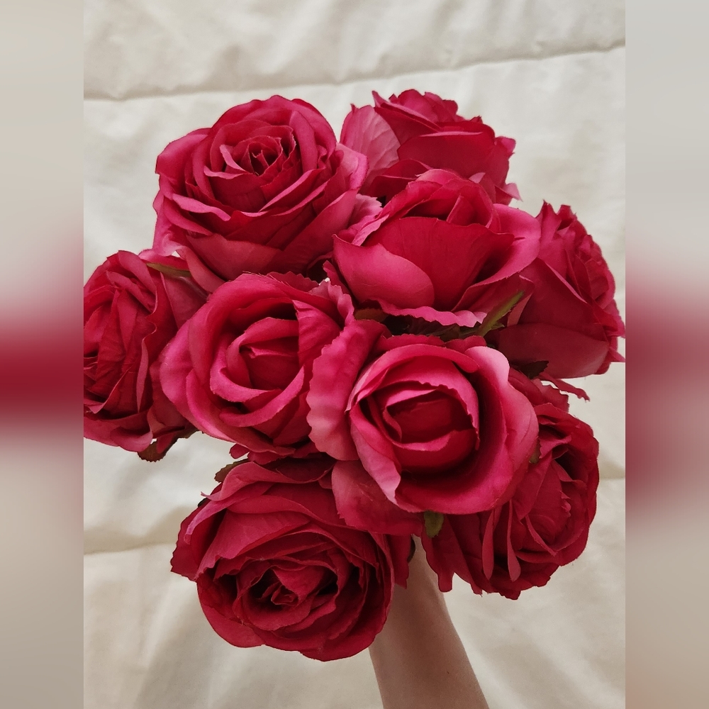 Pink flowers decor